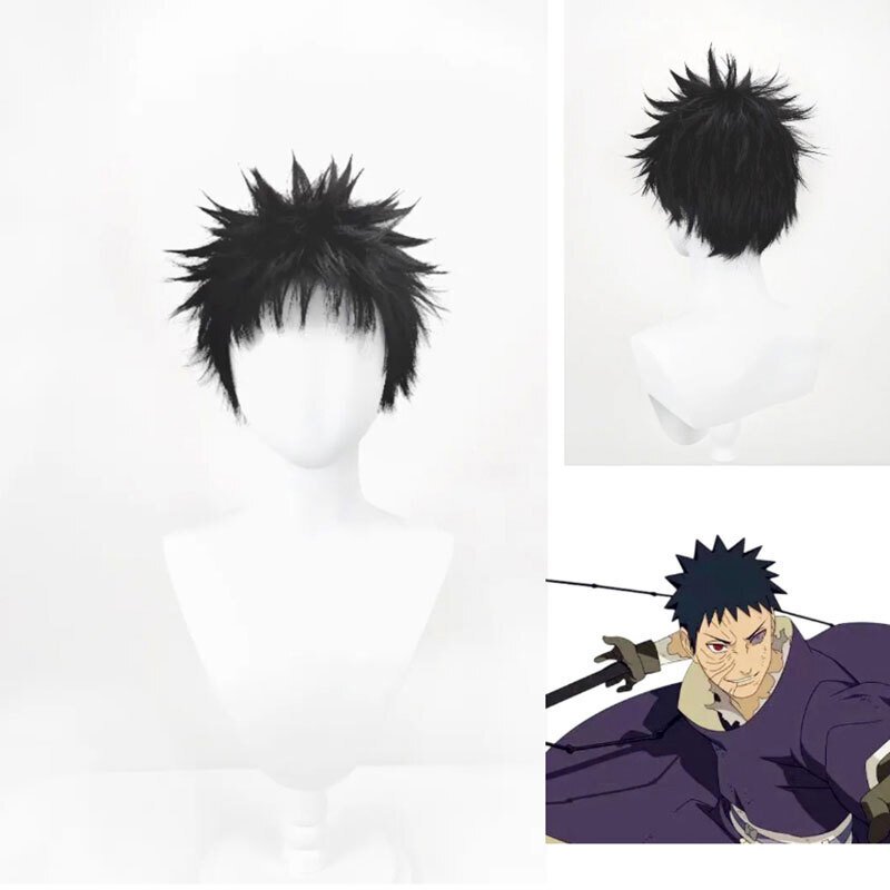 NARUTO-ナルト- うちはオビト 黒髪 かつら カツラ ウイッグ｜CUTE