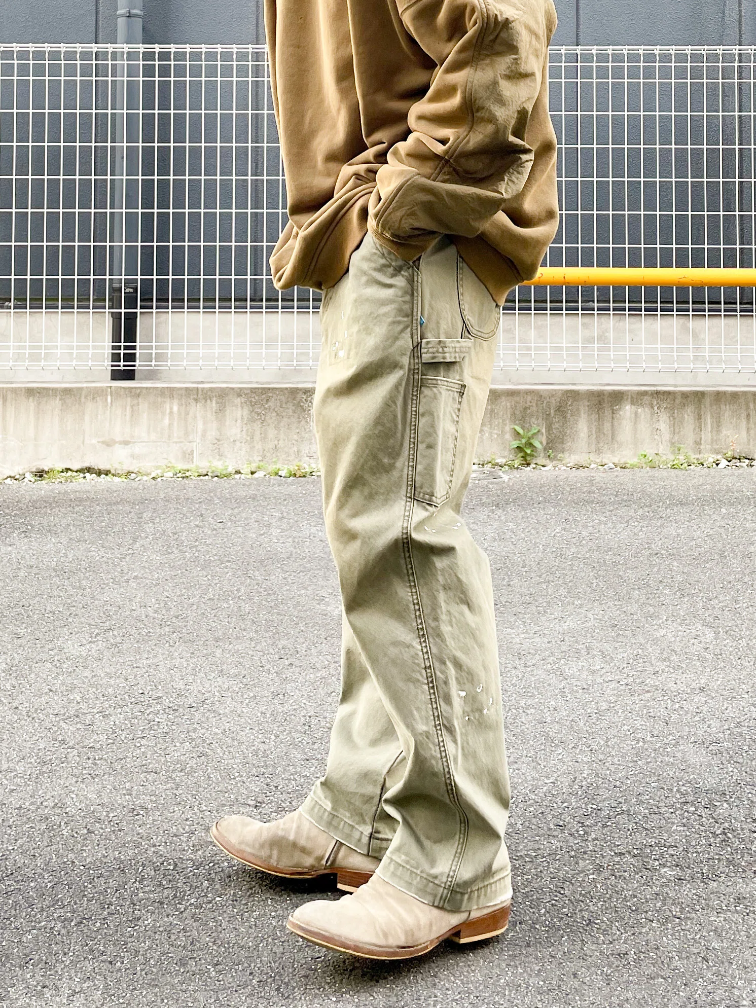 Liberaiders®︎ - REPAIRED CANVAS WORK PANTS｜Tieup