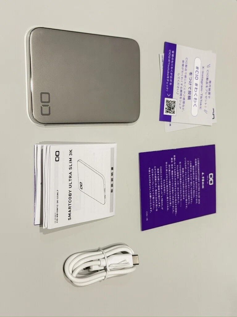 SMARTCOBY ULTRA SLIM 3Kが届いたので試す【CIOさん、やりすぎ