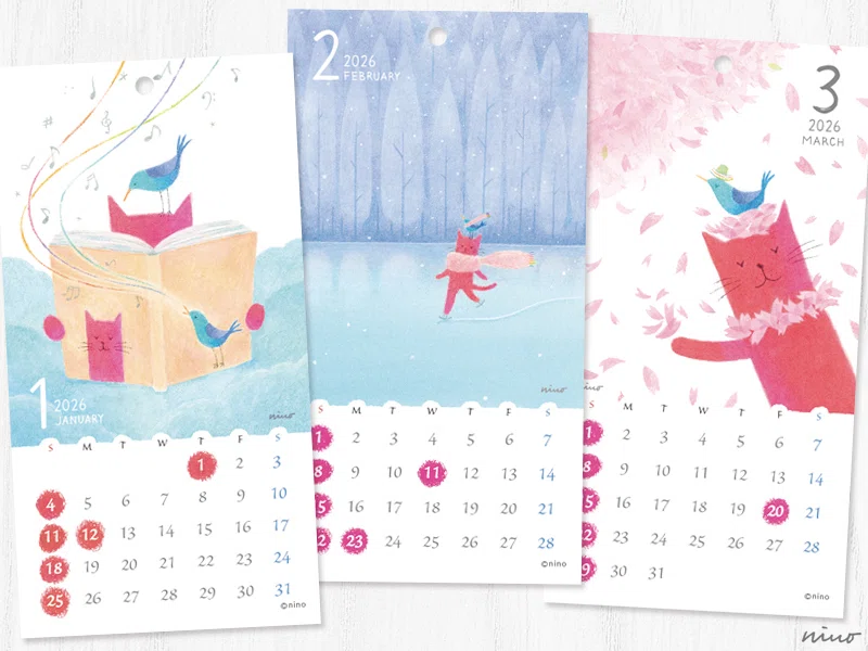 Announcement: 2026 Calendar Now Available｜nino