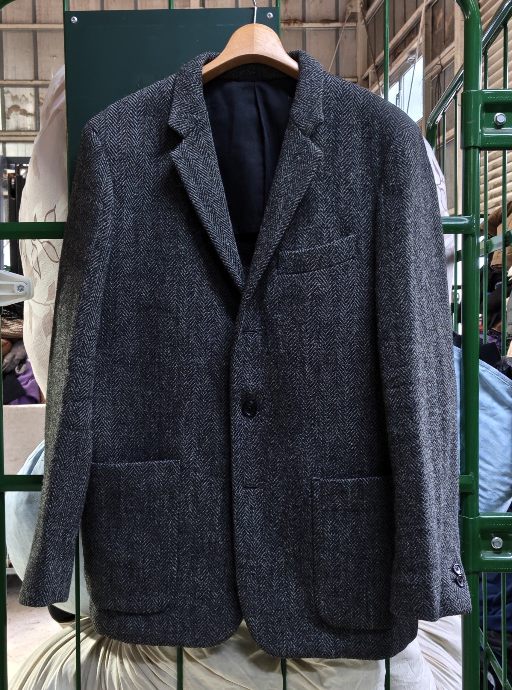 MARGARET HOWELL💂🏼のハリスツイードジャケットをレスキューした