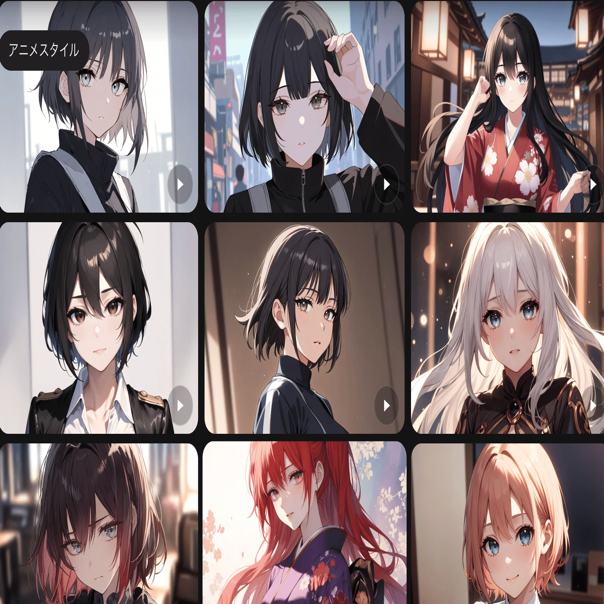 アニメスタイル女性キャラクターイラスト Z／X IGNITION｜キャラクター