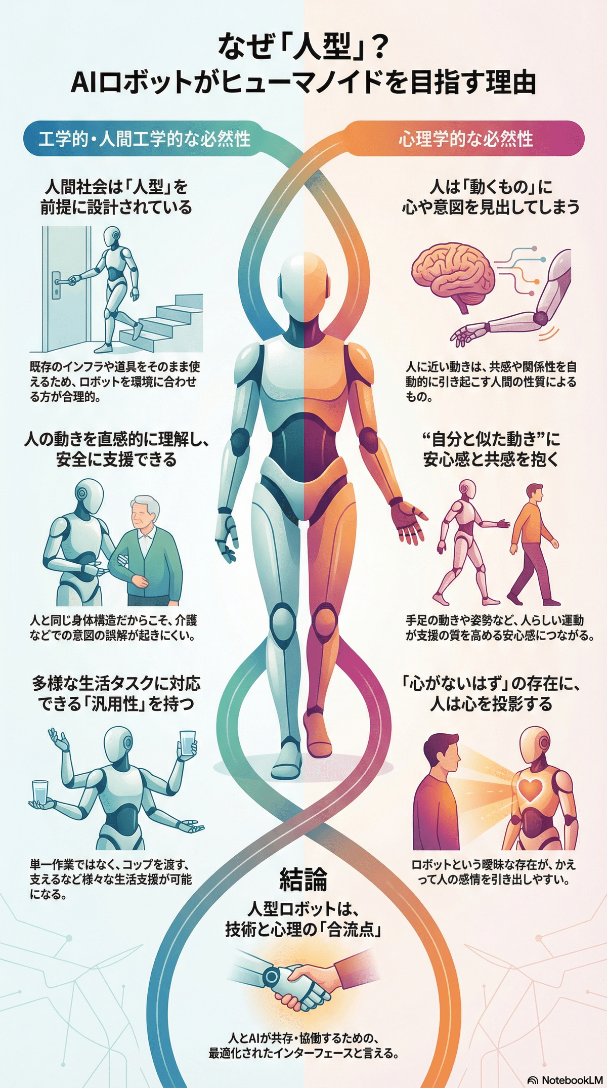 人体と成り立ちと機能 AI×リハビリコラム】なぜAIロボティクスは 〈人型〉 を目指すのか