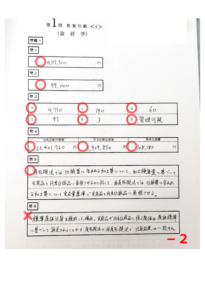 令和7年度公認会計士論文式試験 開示答案及び自己採点・所感｜るしぴあ