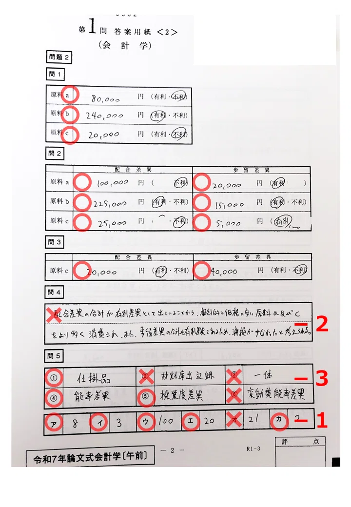 公認会計士 短答式、論文式試験いろいろset(text•questions) 最新】令和7年（2025年）公認会計士 解答速報｜論文式試験｜資格の学校