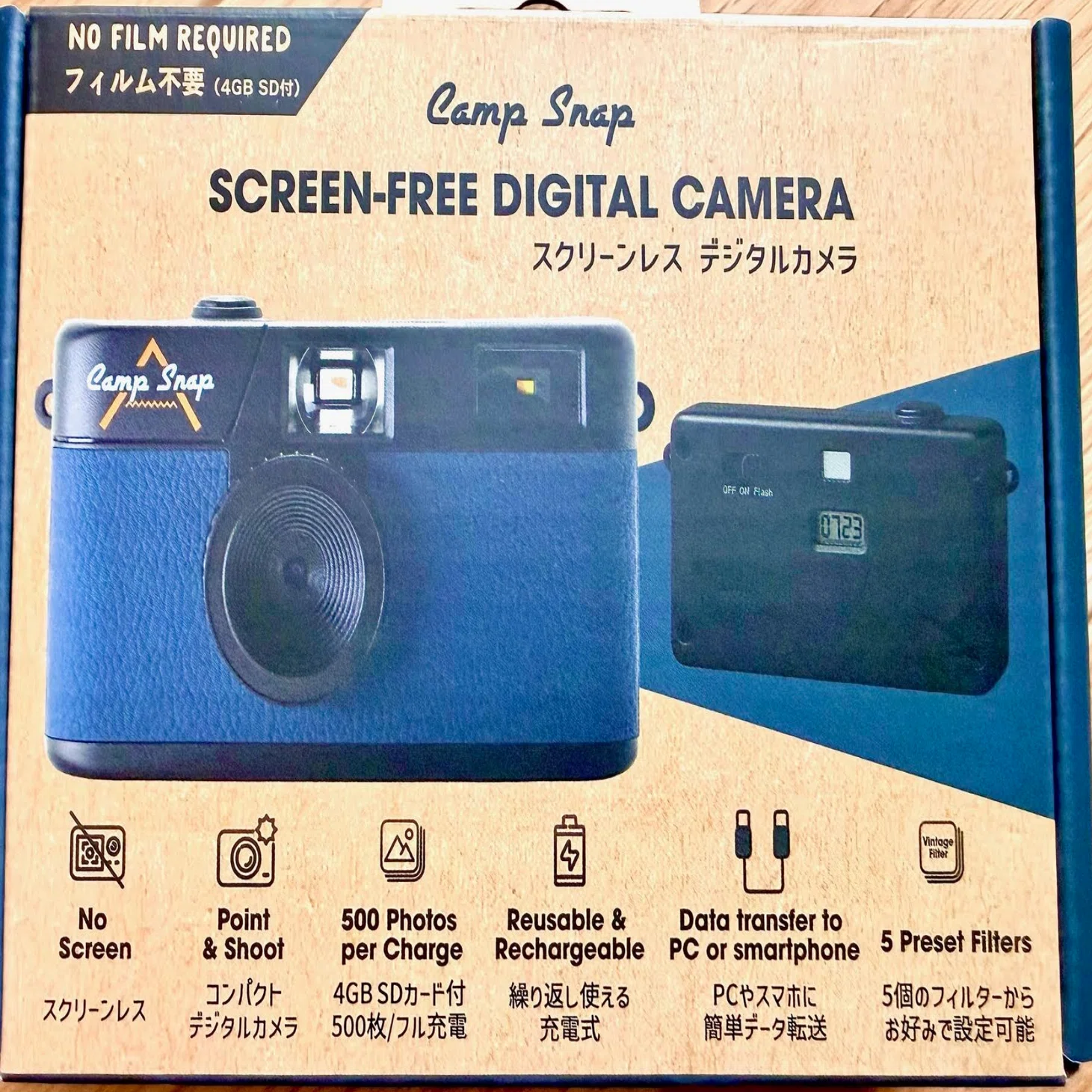 Camp Snapで遊ぶ日常フォトログ】#01：スクリーンレスデジカメを片手に