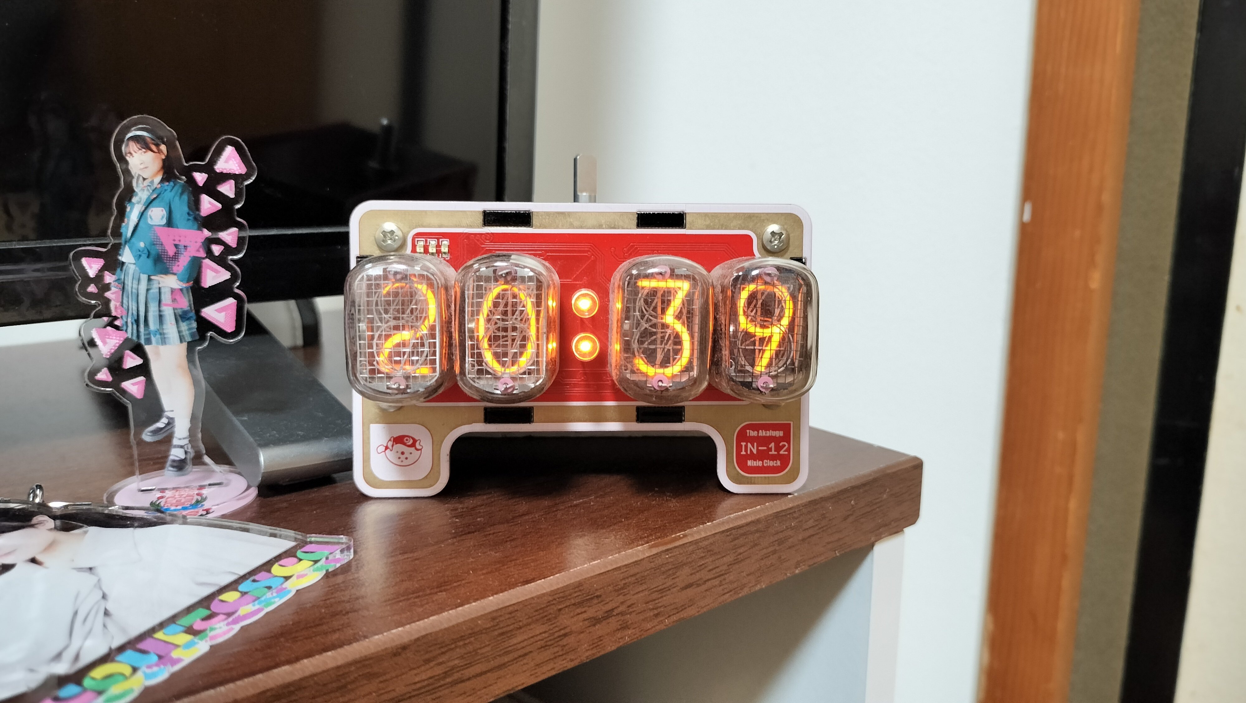ニキシー管時計をお部屋に｜RYU KASA