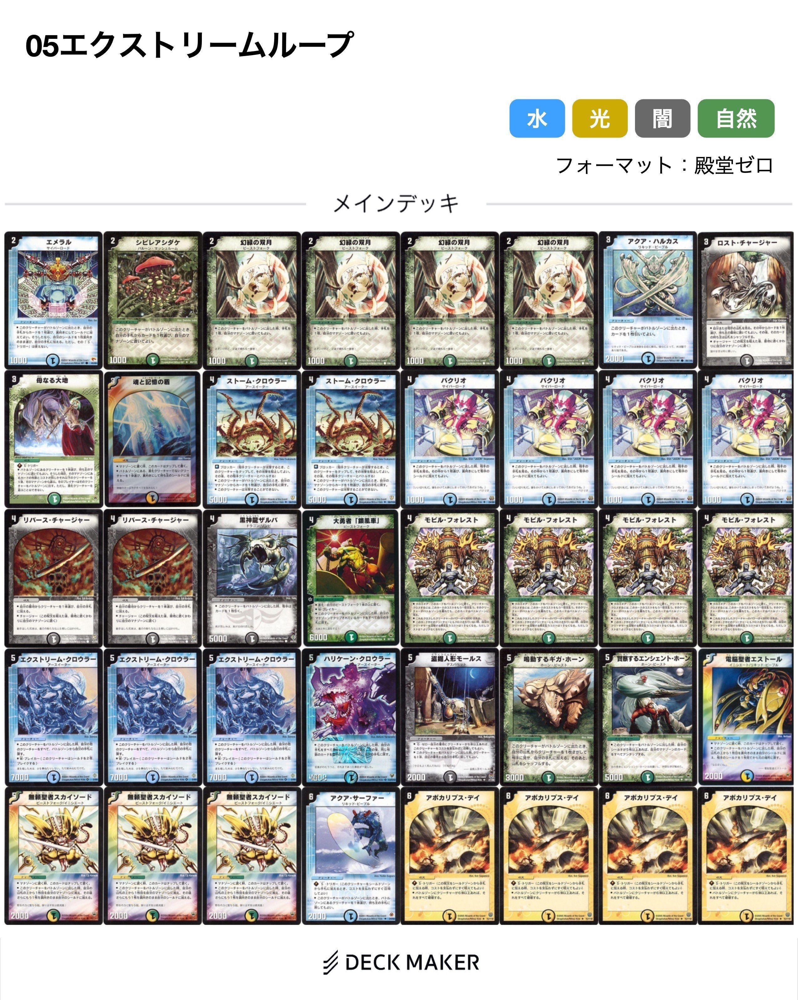 せ*ら様 【最終値下げ】【デュエマ】デュエマクラシックデッキ×10 ※ケース・ス 俺的”デュエマクラシック05“ファンデッキ”集！〜水編〜｜スガサワスイッチ