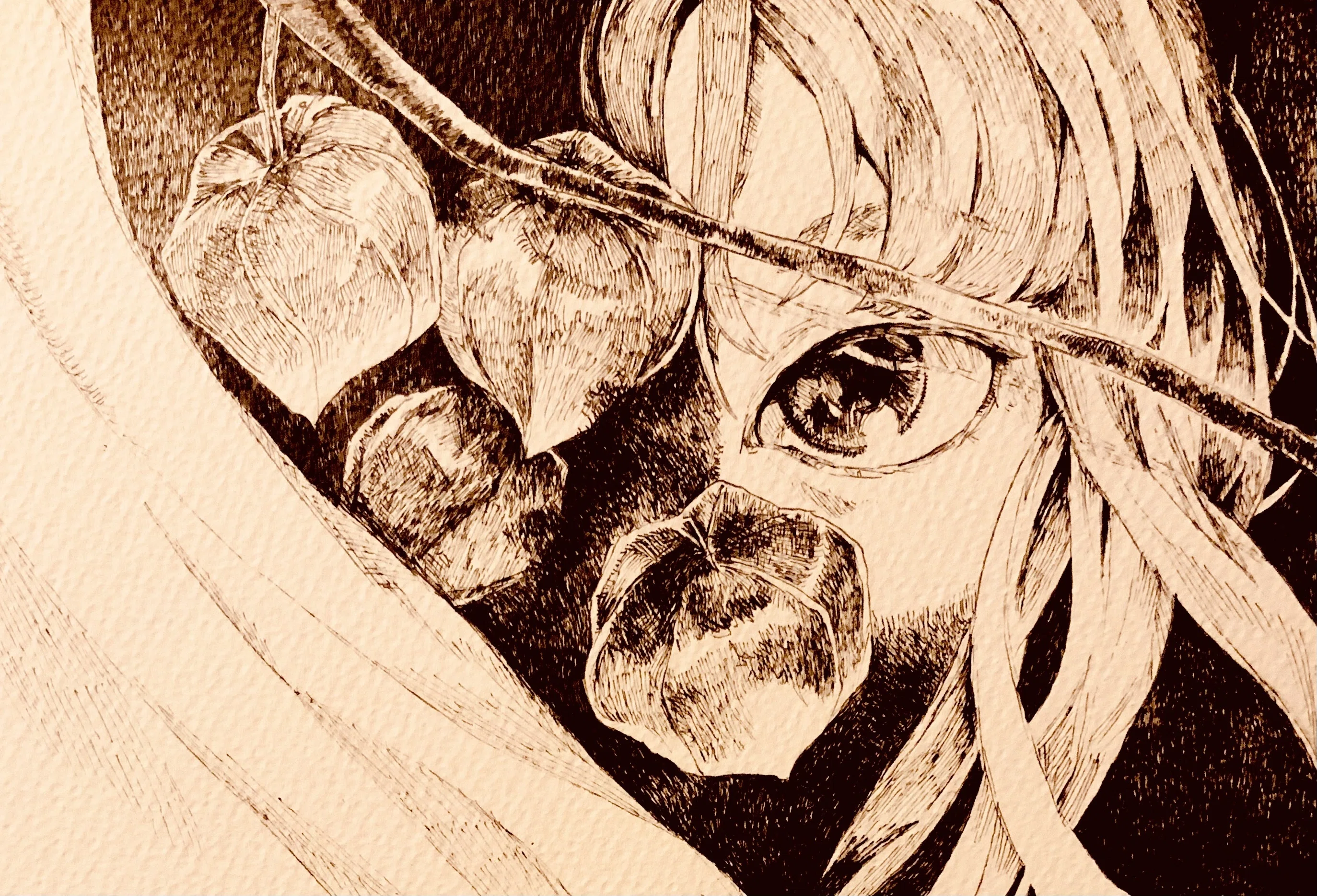 ボールペン画『空想空中戦』 13歳のときに描いた絵」が衝撃 ボールペンで緻密に描き込まれた“空想の