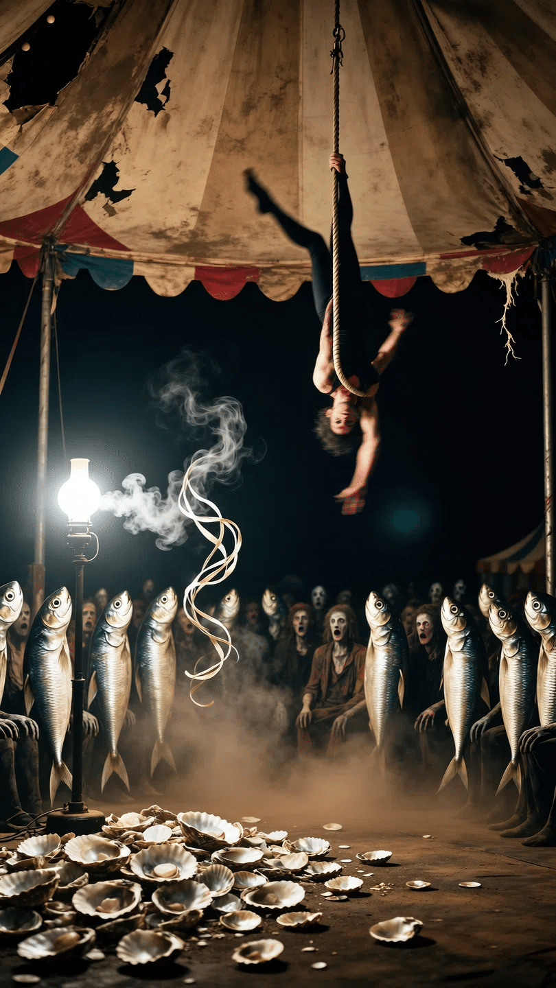 中原中也 山羊の詩『サーカス』を生成AIでビジュアルアート化してみた