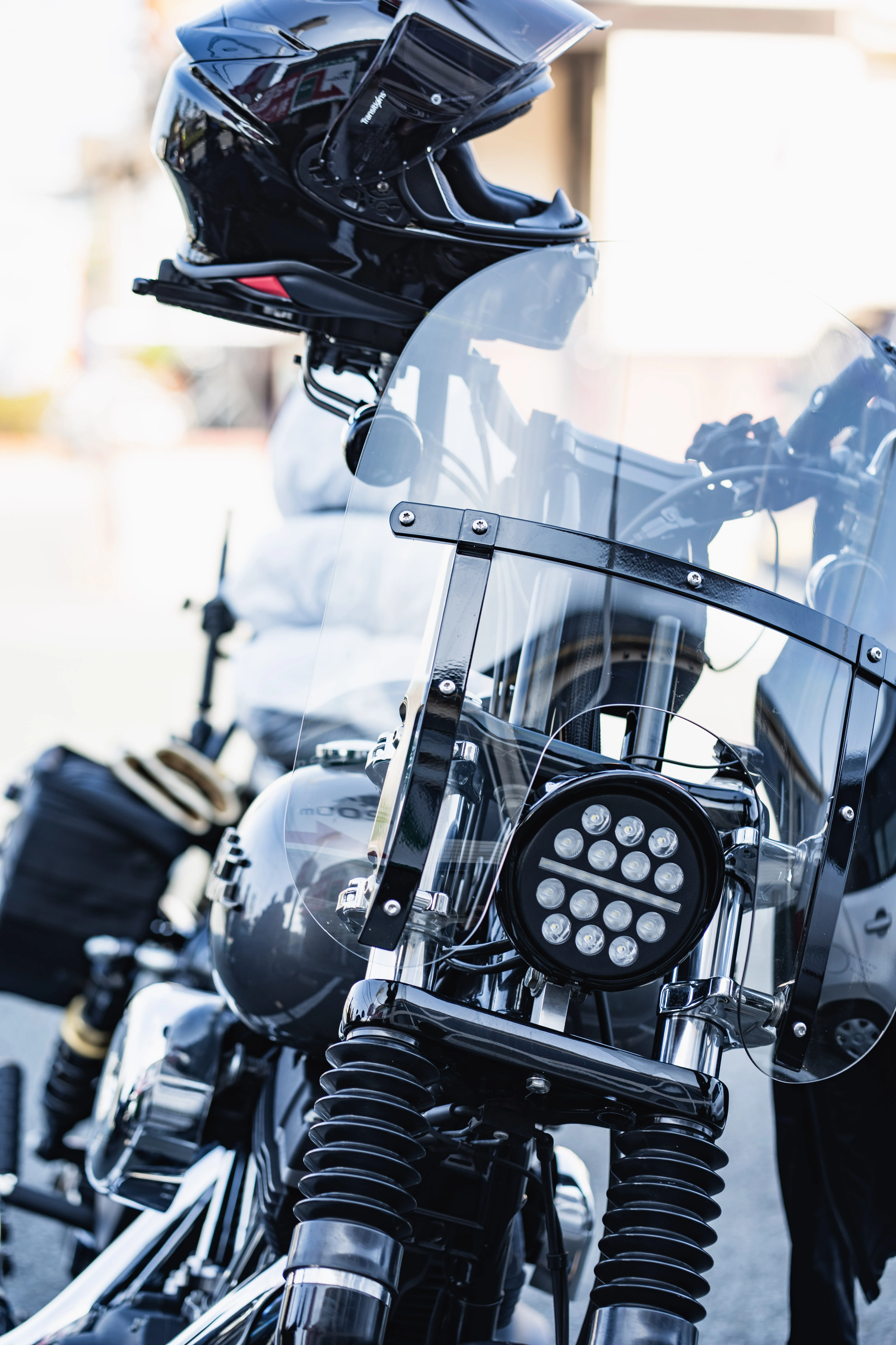 バイク用青色カウル バイク用青色カウル ウィンドシールド付き