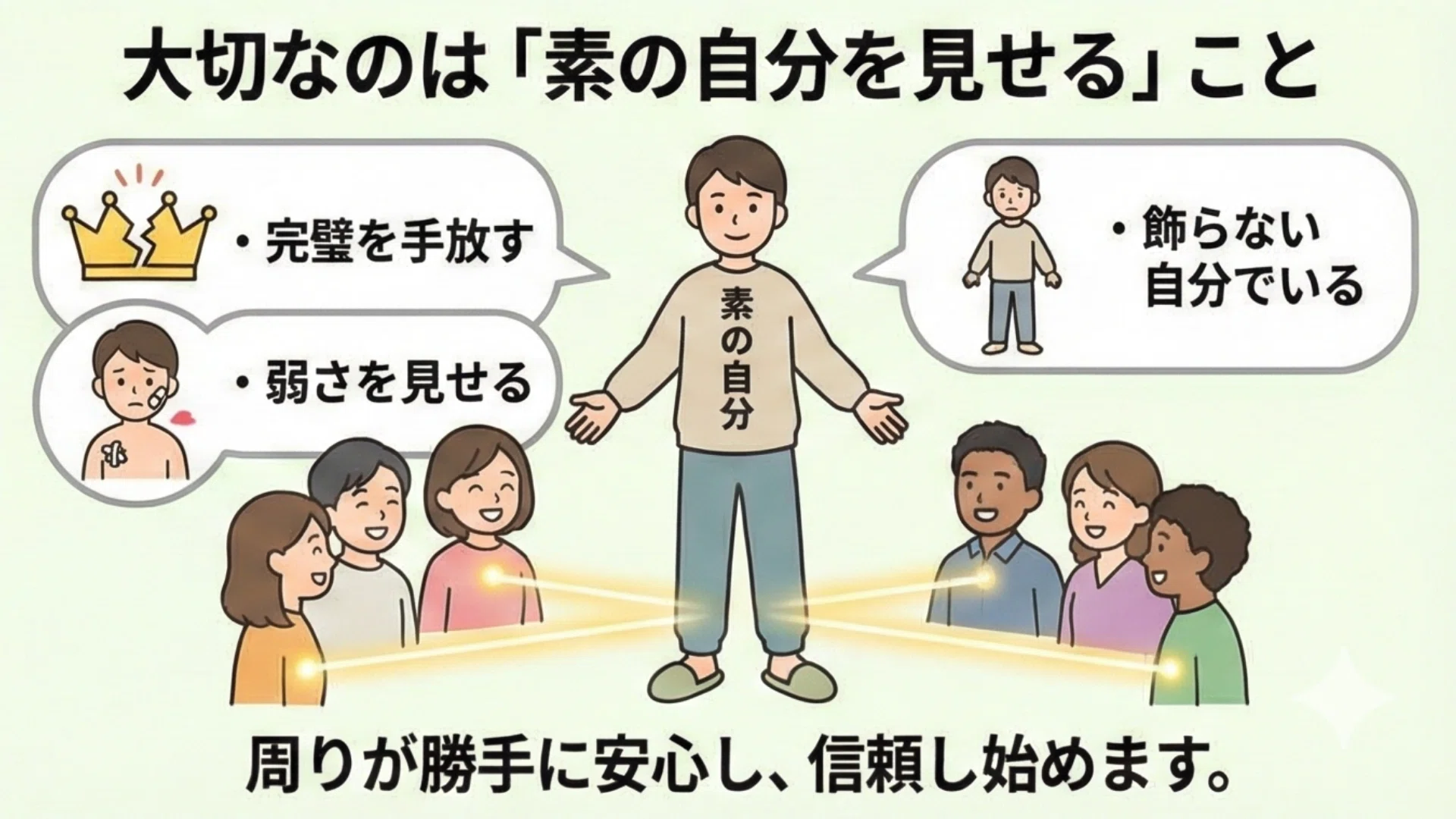安心 感 が ある 人