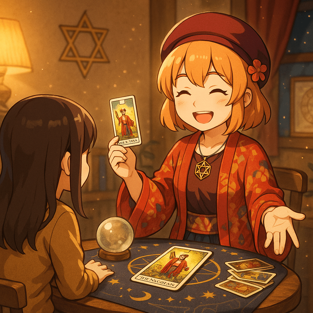 物語で読むタロット】第1話：始まりのテーブルと4つの魔法（1. THE