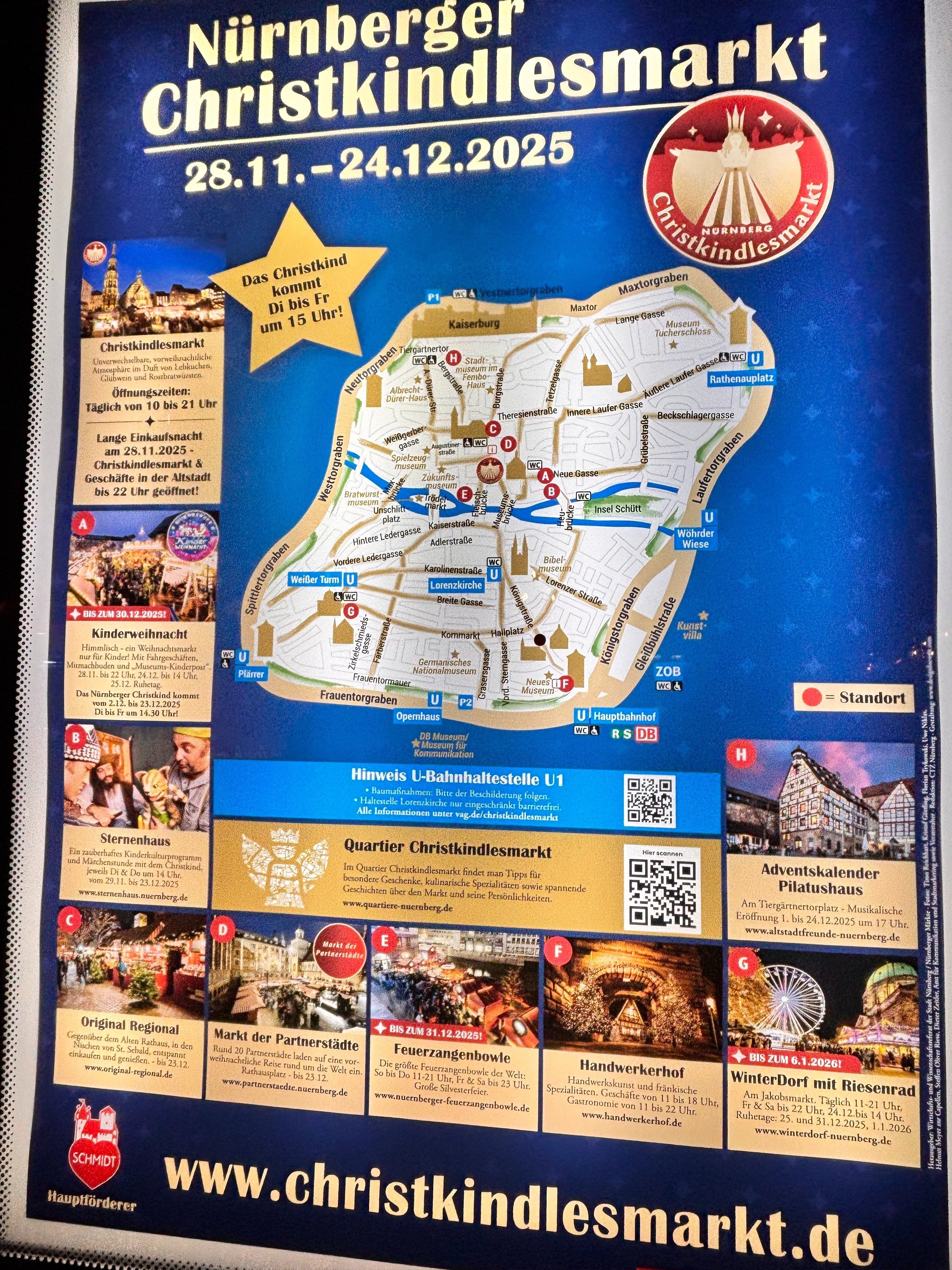 ドイツ旅行】🇩🇪🎄11/30-12/3ニュルンベルククリスマスマーケット編