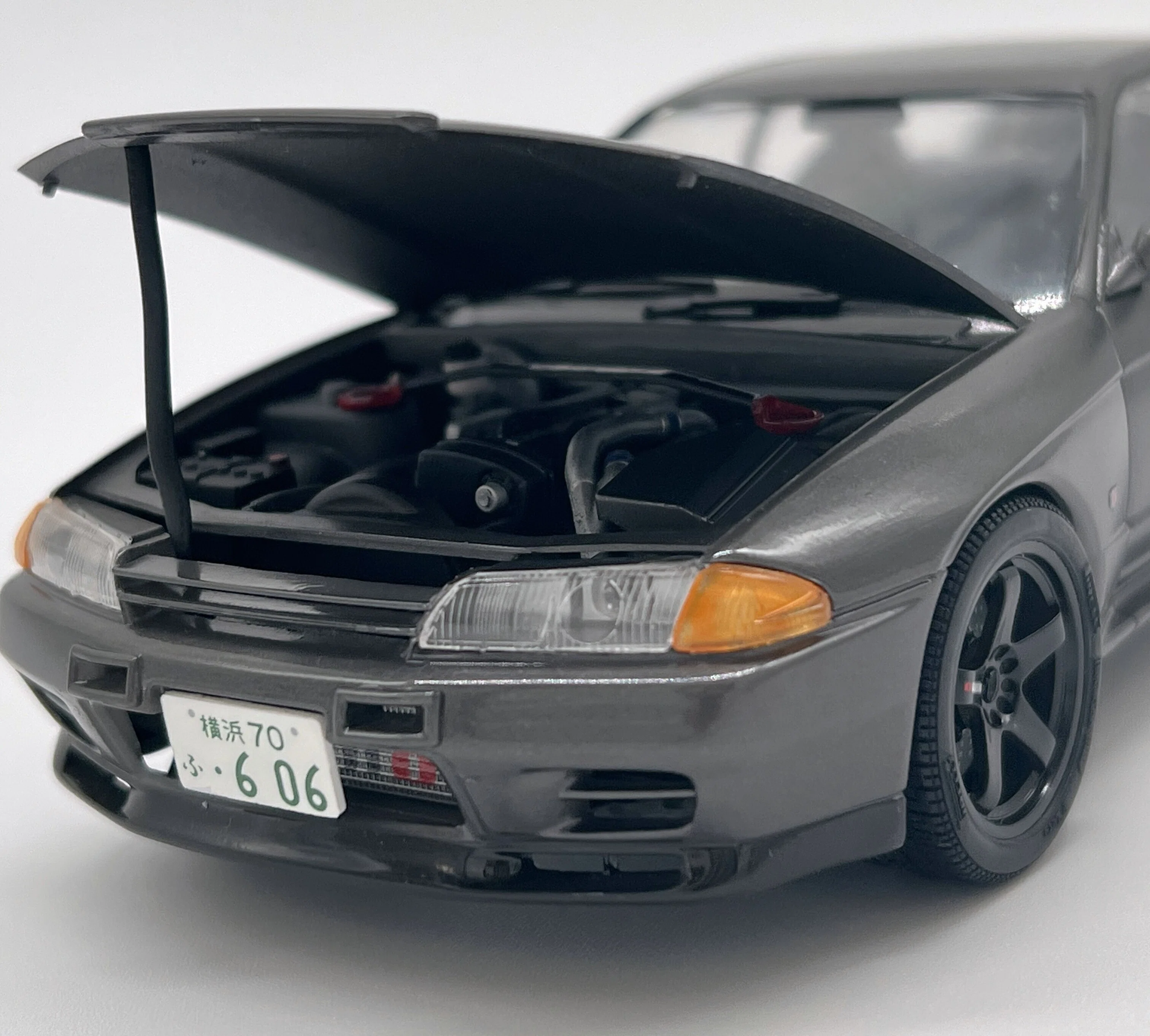 タミヤ ニッサン スカイライン GTR R32 ガンメタ ボディ タミヤ