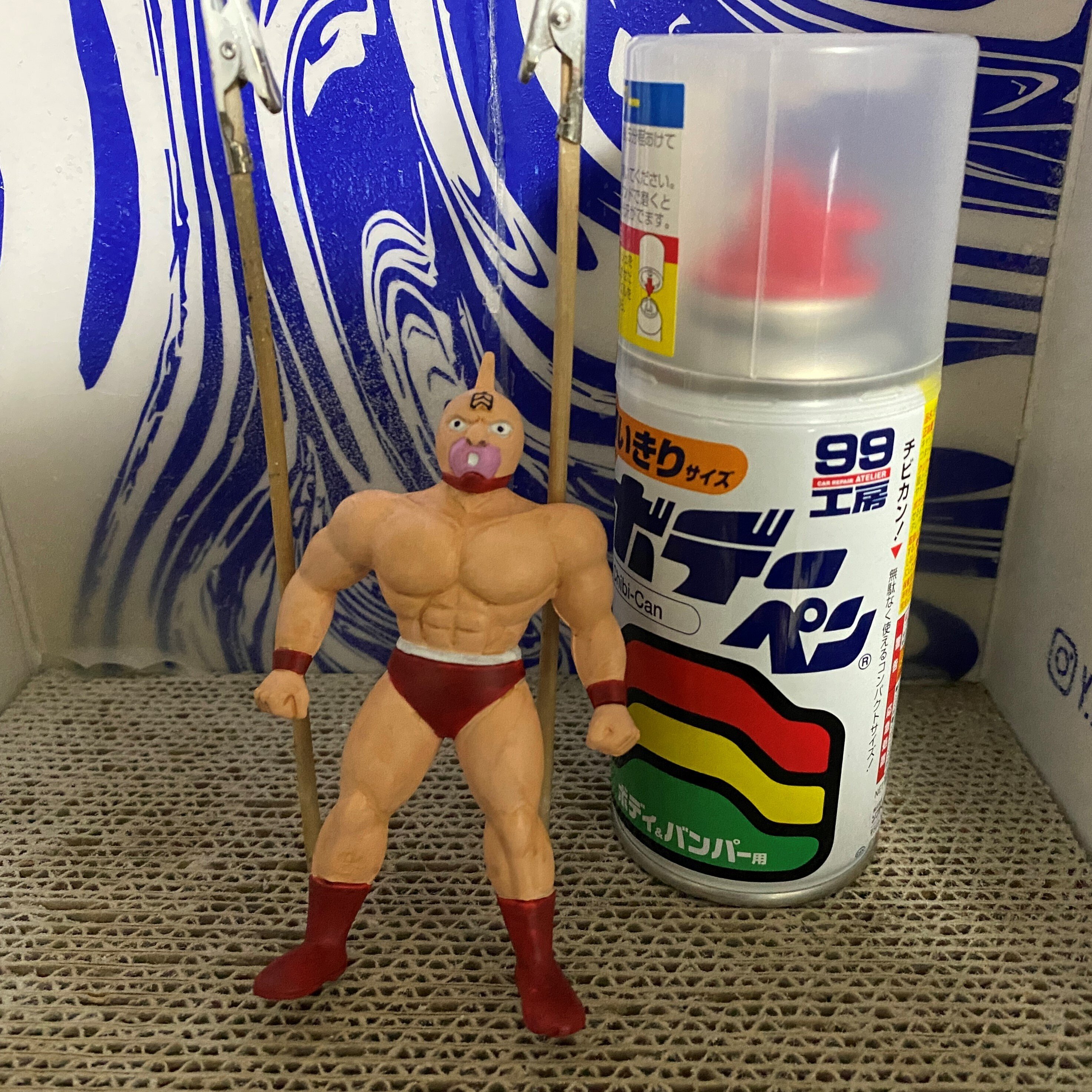 色をまとった記憶 ― 1980年代デカ消し・キン肉マンを筆に宿して｜筆塗