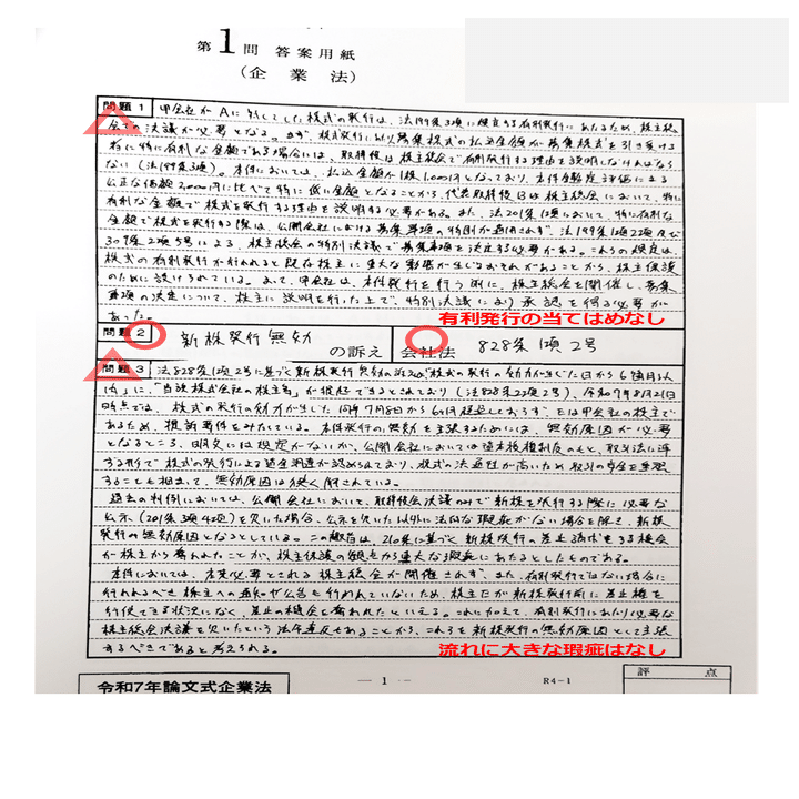 令和7年度公認会計士論文式試験 開示答案及び自己採点・所感｜るしぴあ