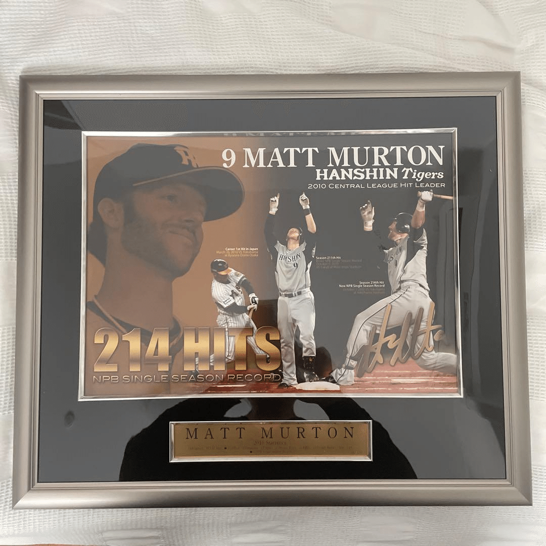 阪神タイガース マットマートン記念パネル 阪神タイガース マット