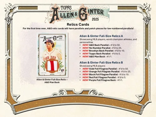 トレカ】大谷選手は出るか？！「2025 ALLEN & GINTER HOBBY BOX」開封