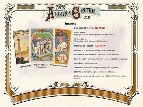 トレカ】大谷選手は出るか？！「2025 ALLEN & GINTER HOBBY BOX」開封