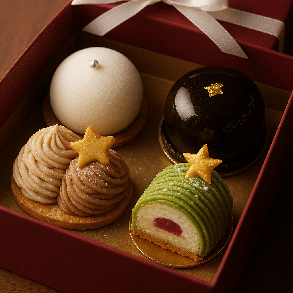 小さなケーキセット🍰【プロンプト】｜おっぽ