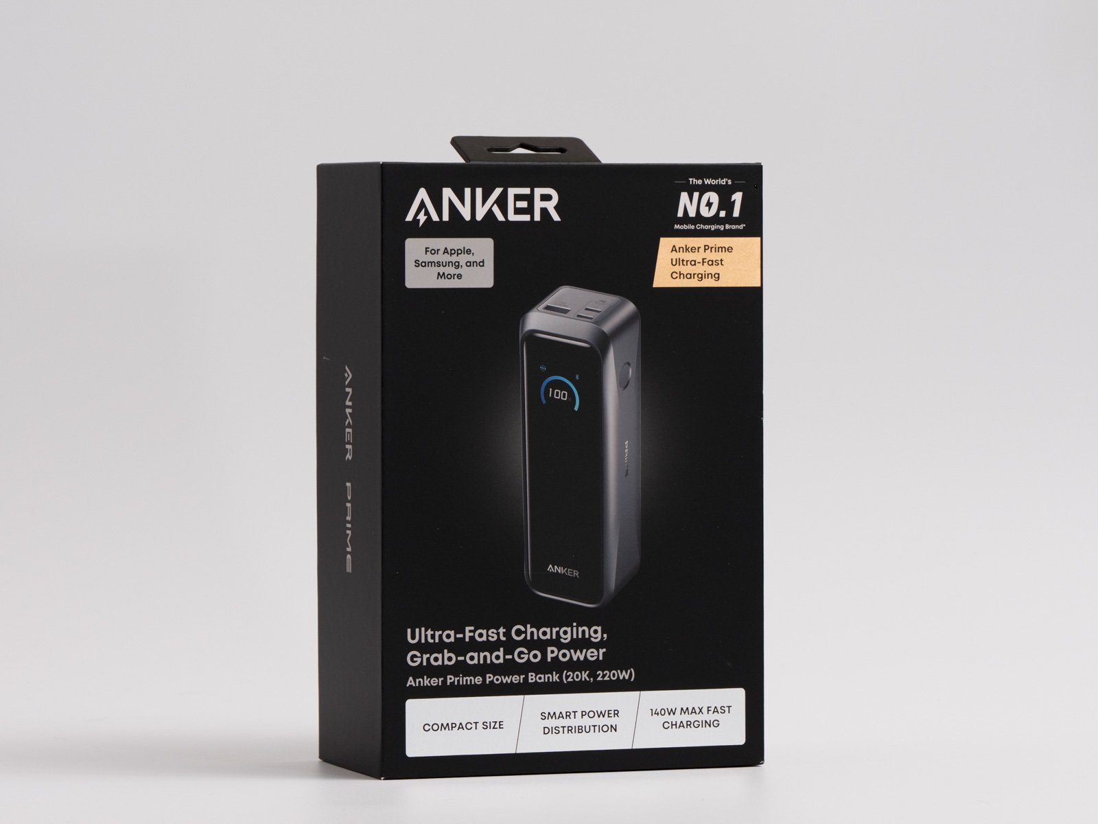Anker Prime Power Bank (20100mAh, 220W)レビュー！コンパクトさと大