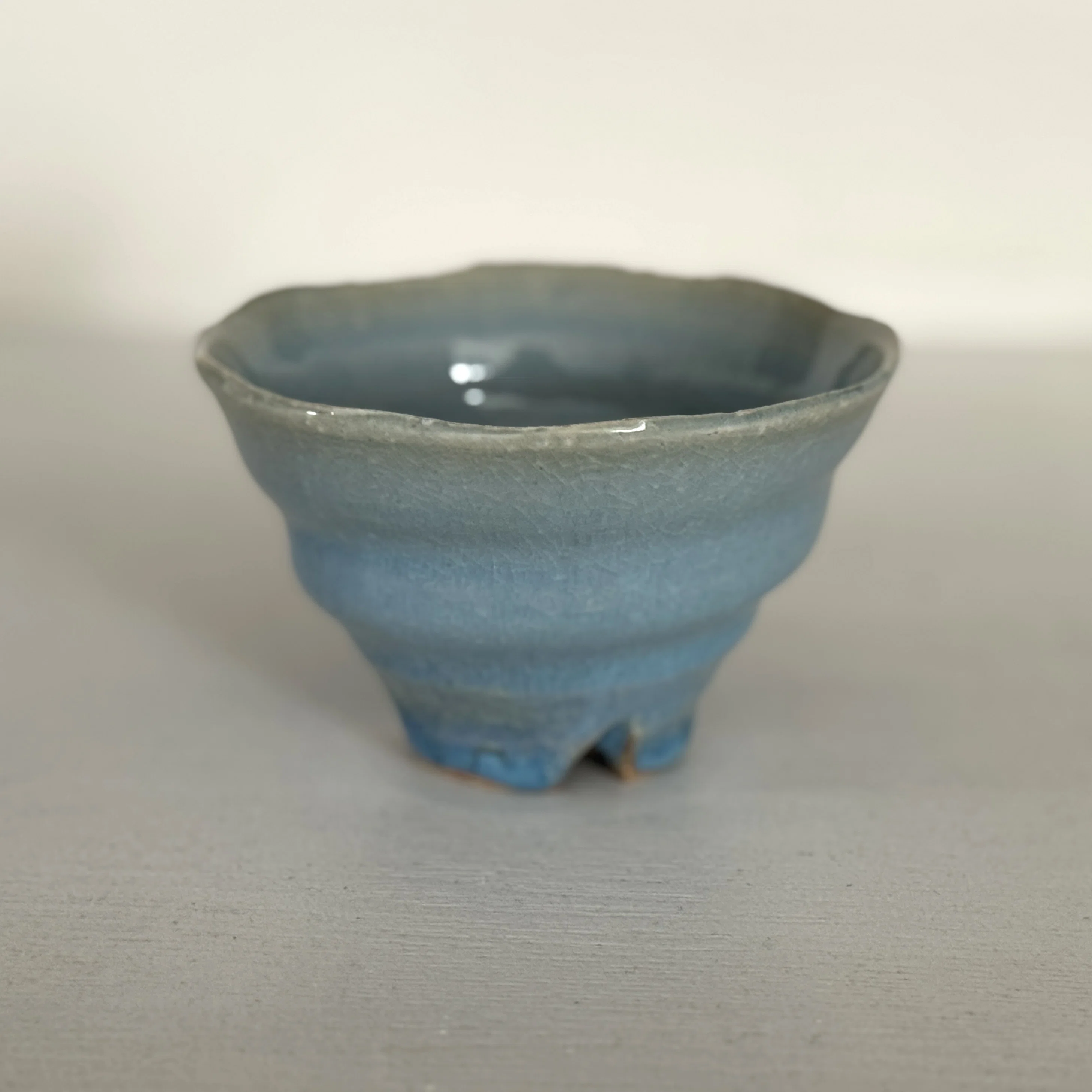 萩焼き Pottery 青萩とは 箱無し 24cm大皿 山根青玩 青萩