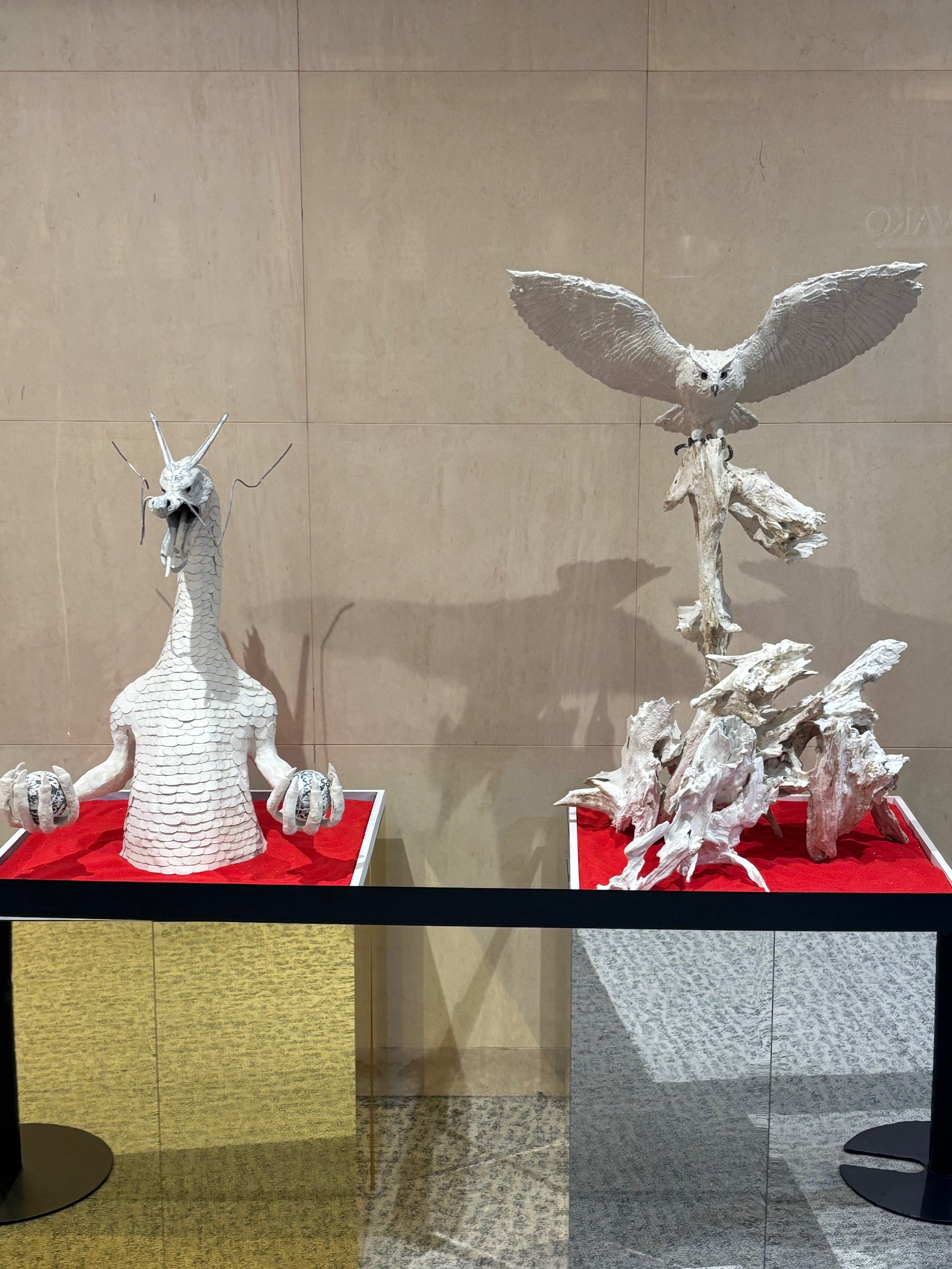 フクロウと龍」はまだだがフクロウと龍は完成したこと。｜真珠店長のnote