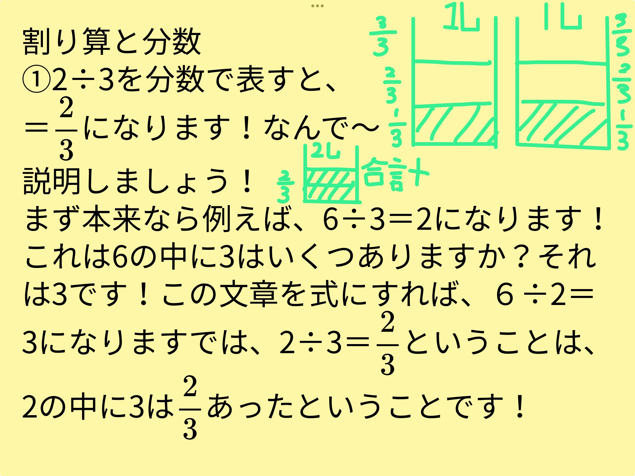 わり算と分数｜多田 真志