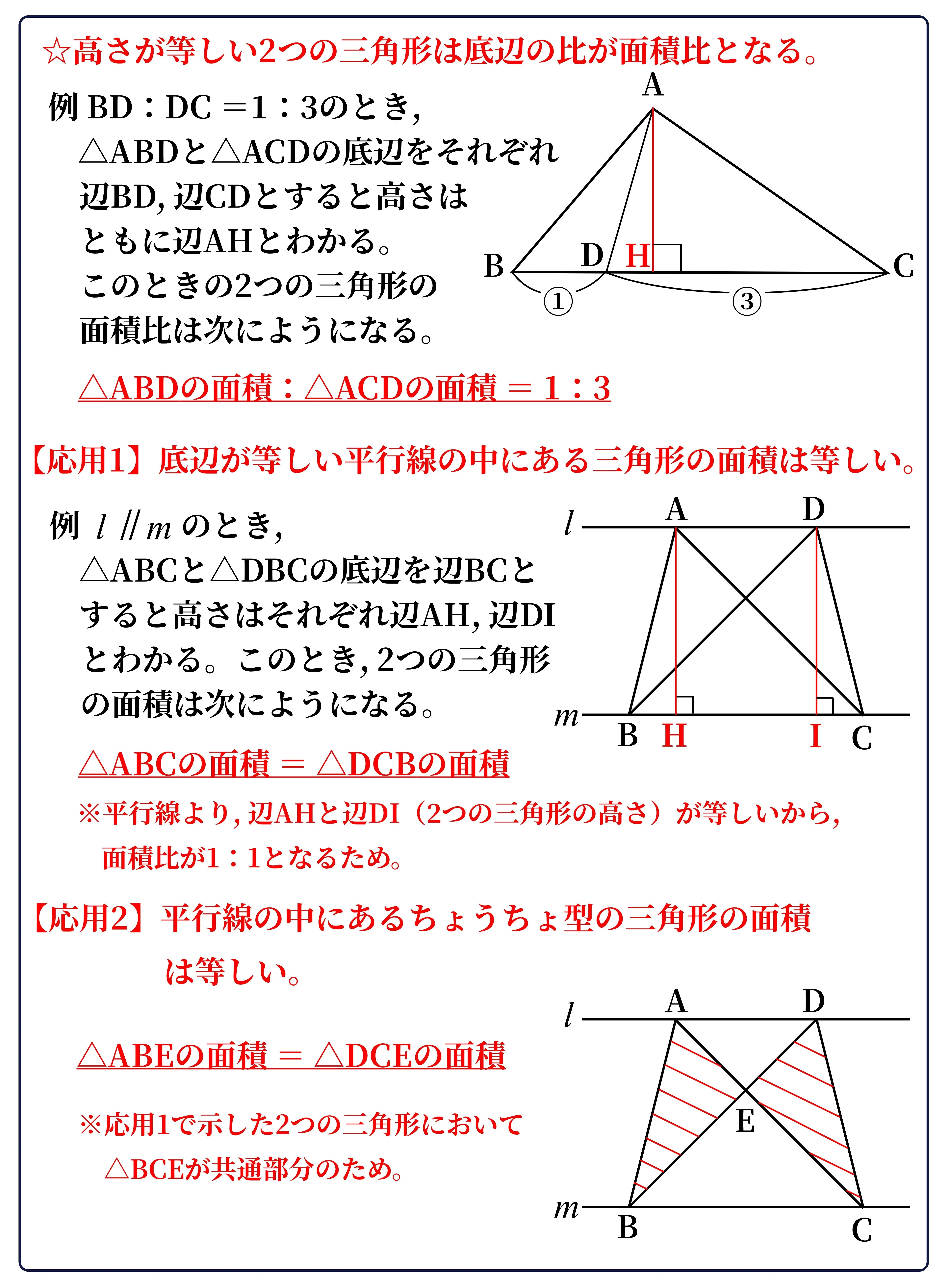 中学数学Key集（図形）｜高校入試対策note