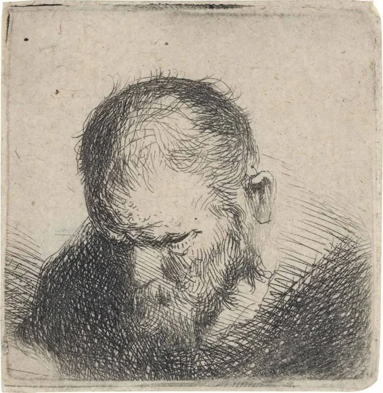 やっぱり何でもそうだが、基本が大事だということか！素描：Rembrandt