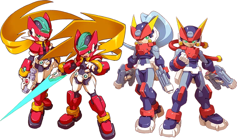 WF2025W限定】すろっぺ ロックマンゼクス エール&モデルZX(2体構成