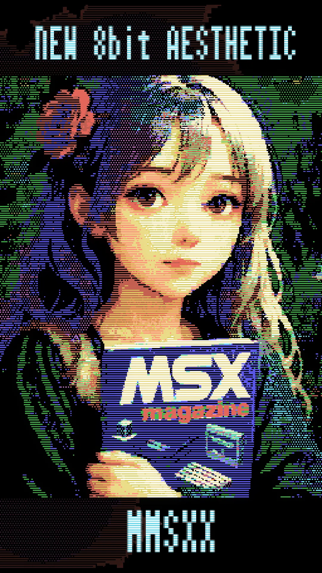 縦2画面MSX1CGを推す訳：MSX1ドット絵は後世に残るアート作品になるか
