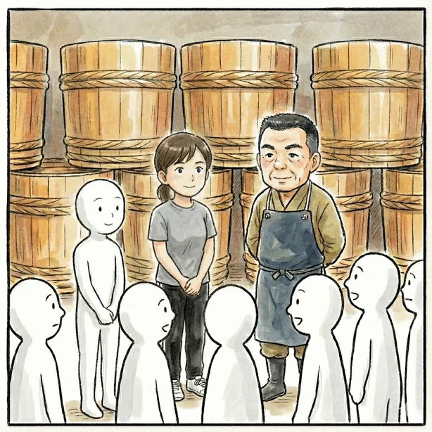 地元探検部、酒蔵を見学する
