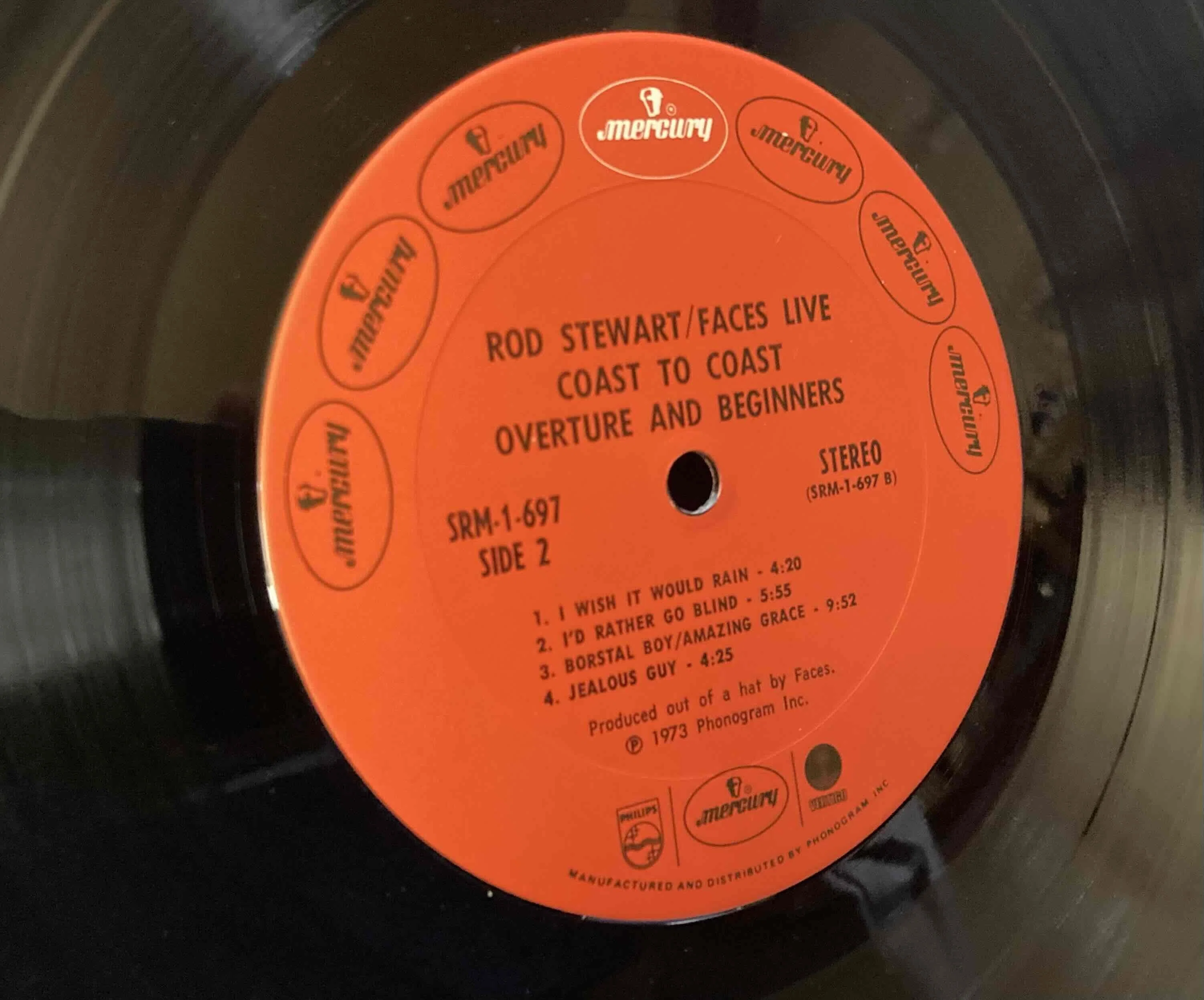 Faces [Coast To Coast Overture and Beginners] Mercury SRM-1-697