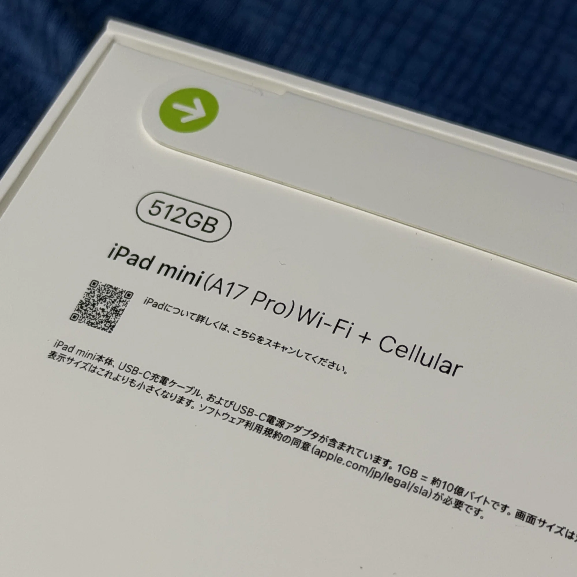 購入】 2024 Apple iPad mini with A17 Pro 512GB 〜 “性能”より“容量 