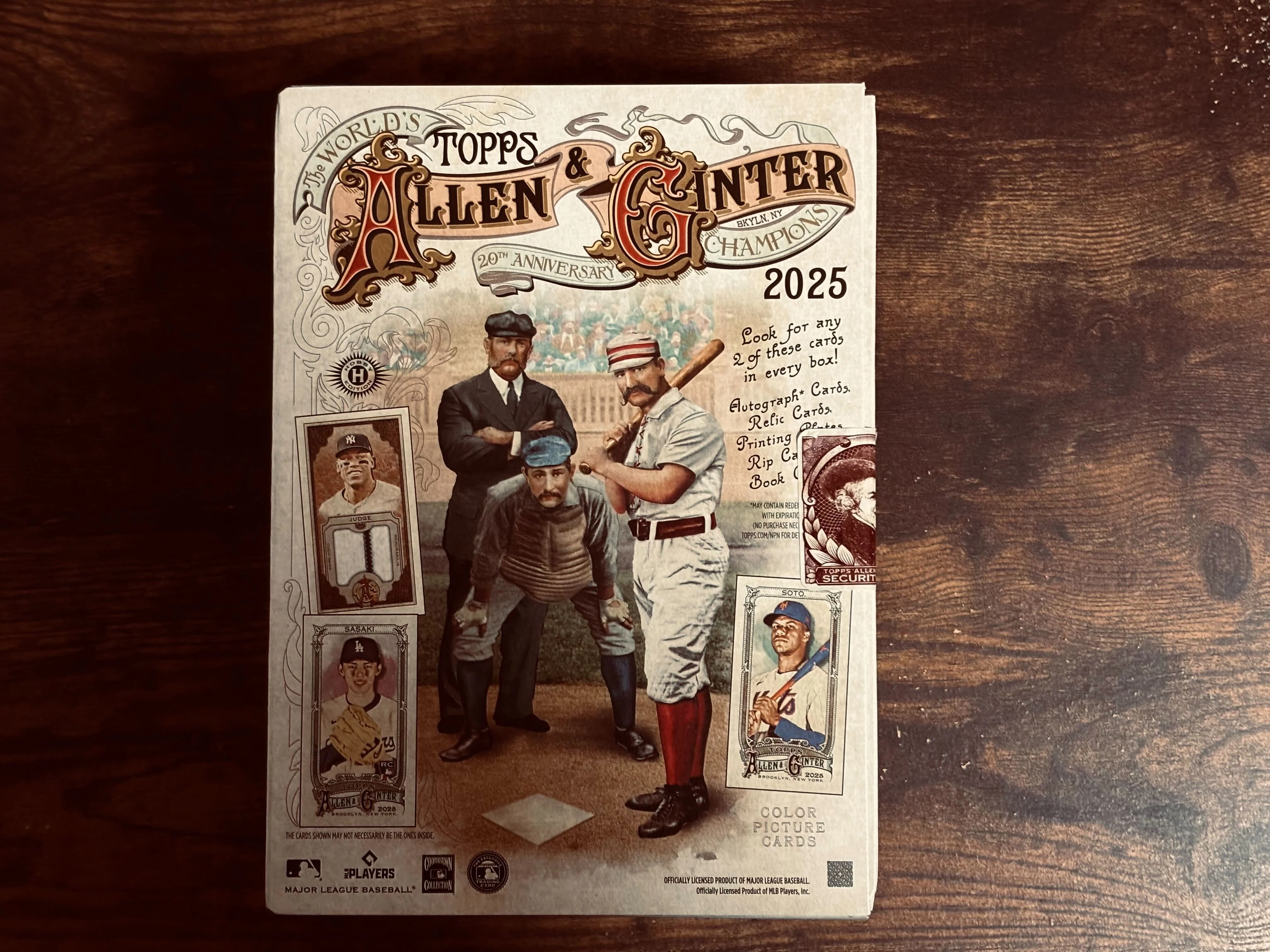 開封】Topps 2025 Allen & Ginter（アレギン）Hobby Box【RIPカード出