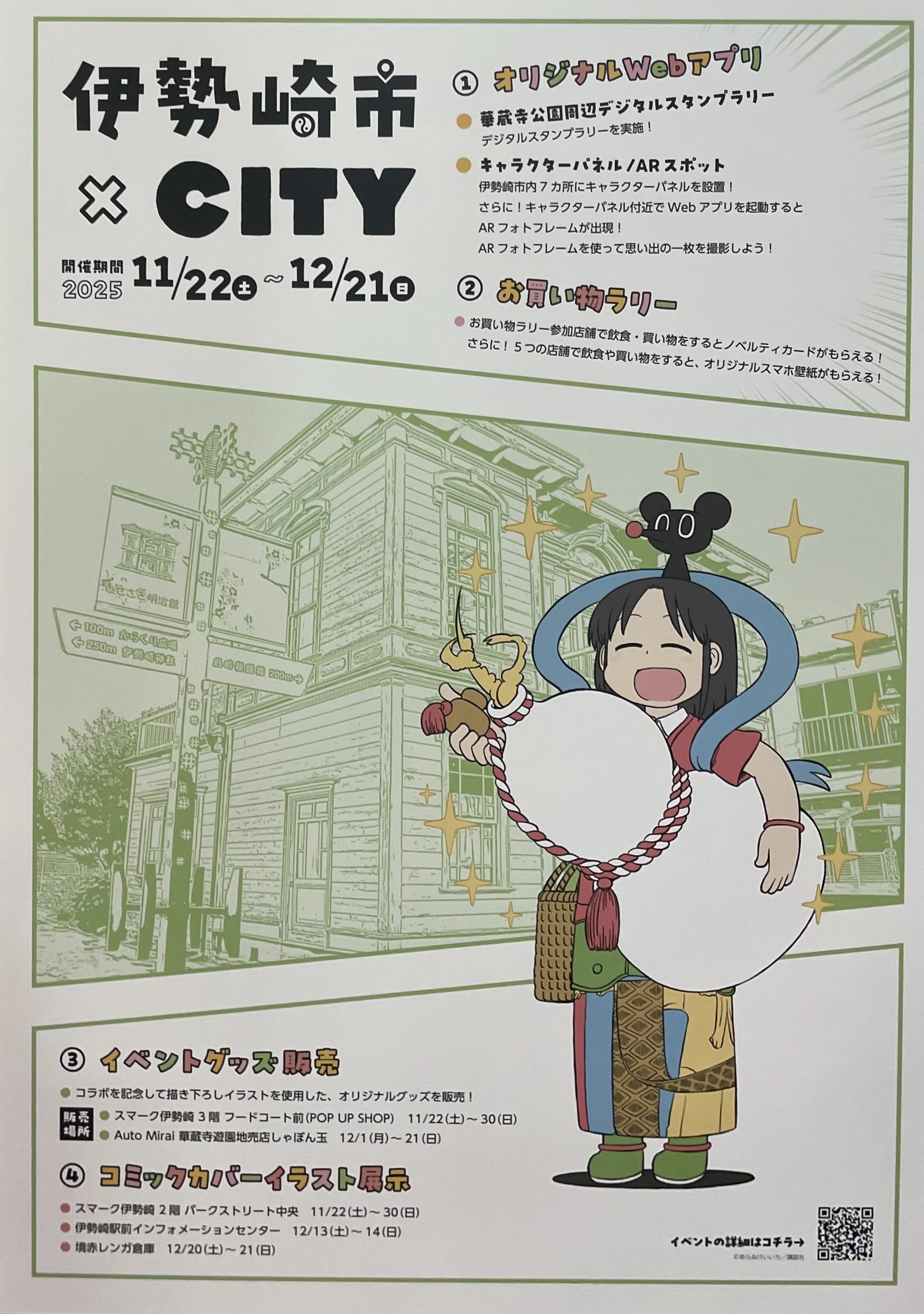 伊勢崎市×あらゐけいいち『CITY』コラボ」ルポ①：キャラクターパネル