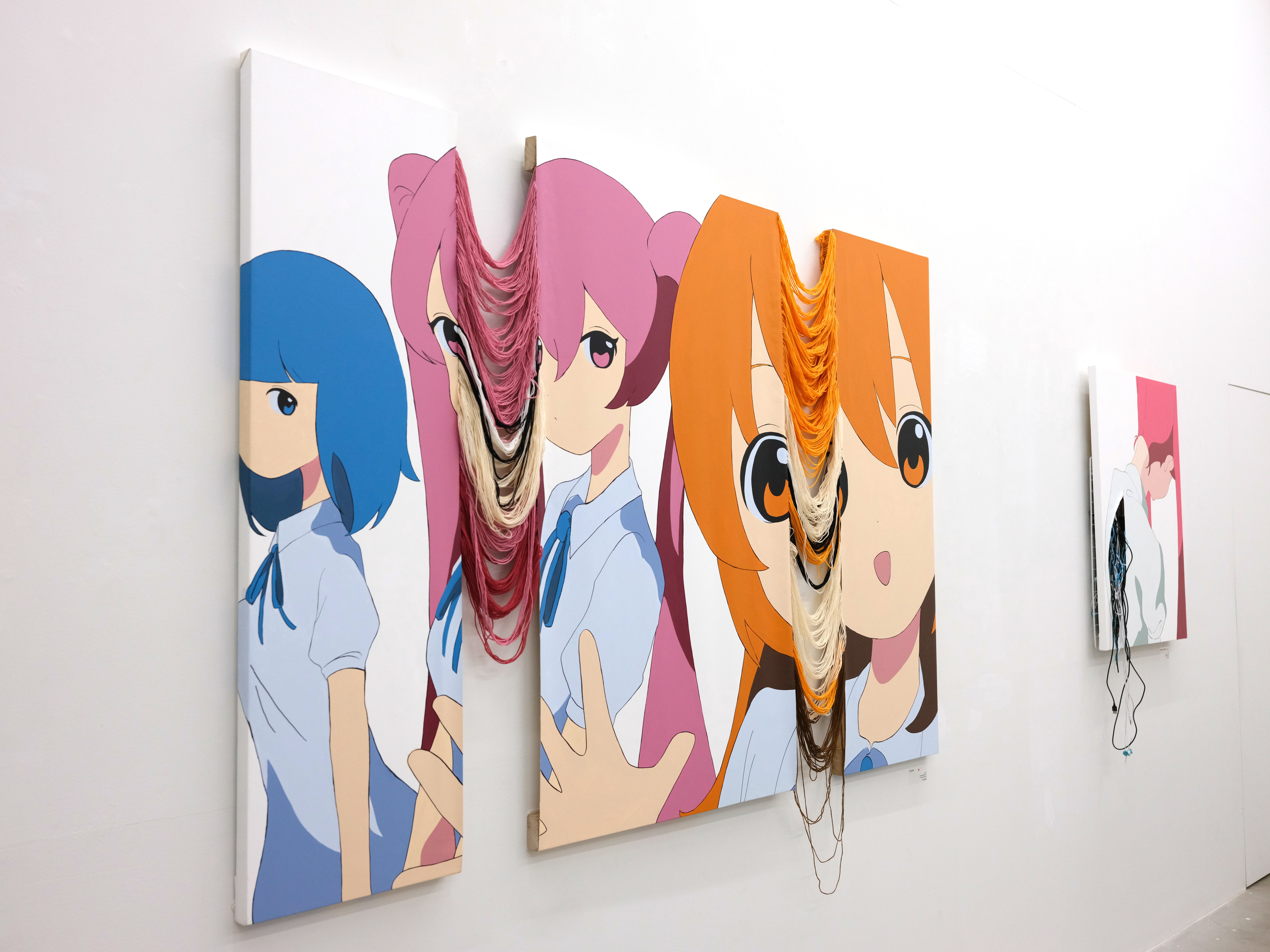 絵具以外の素材で絵画と日常世界を接続する【ももえ（アーティスト