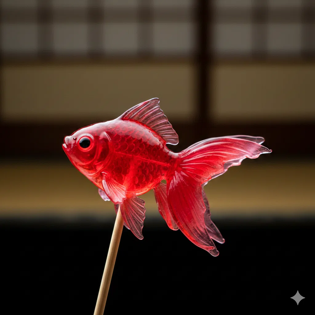 プロンプト配布】Geminiで「透明な飴細工」を作るプロンプト。金魚
