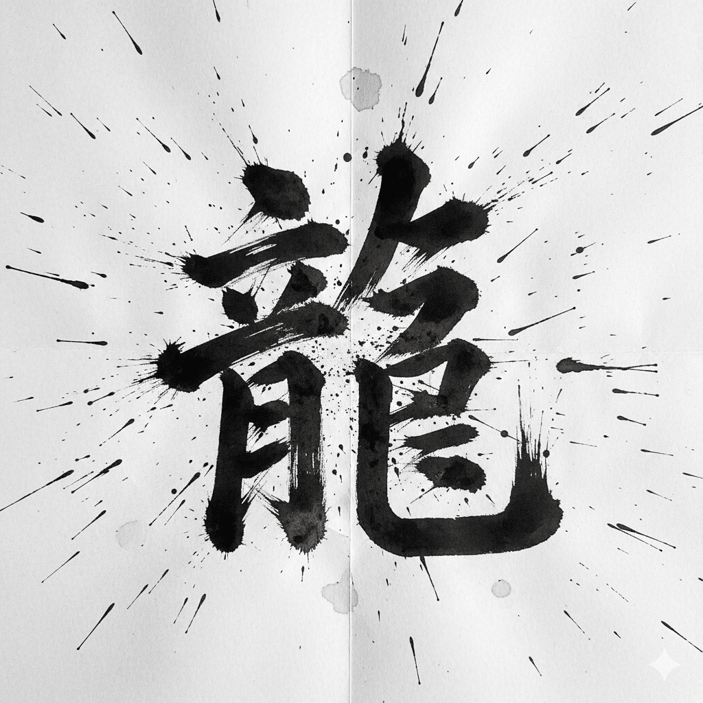 作品例】文字がアートになる。Geminiで作った「筆文字・カリグラフィー