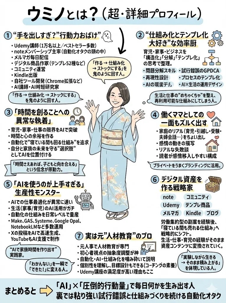 グラレコ風自己紹介プロンプト作りました【ChatGPTで出力→Nano Banana