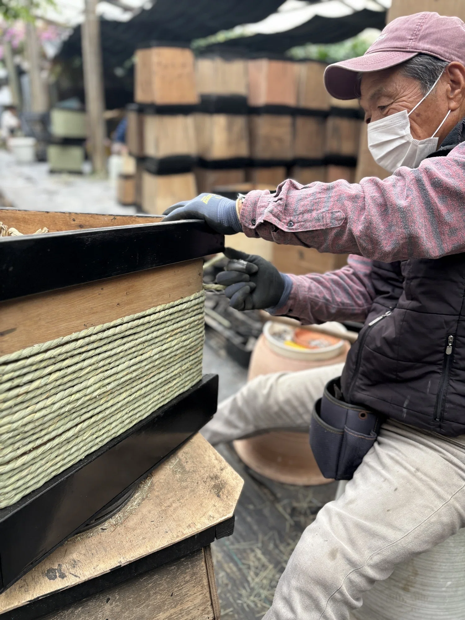 松前町（愛媛）で門松づくりの現場にたまたま出合った｜＃ヒキダシ