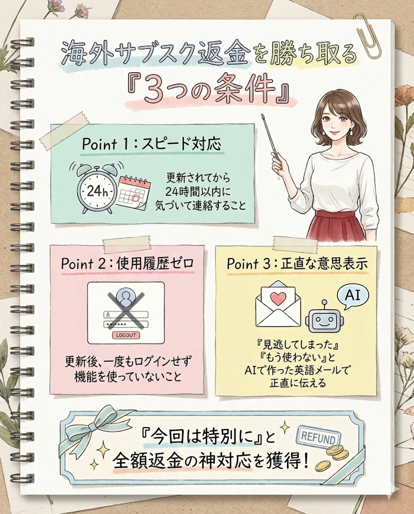 1万円が消えた…」サブスク解約忘れで絶望した私が、全額返金してもらう 