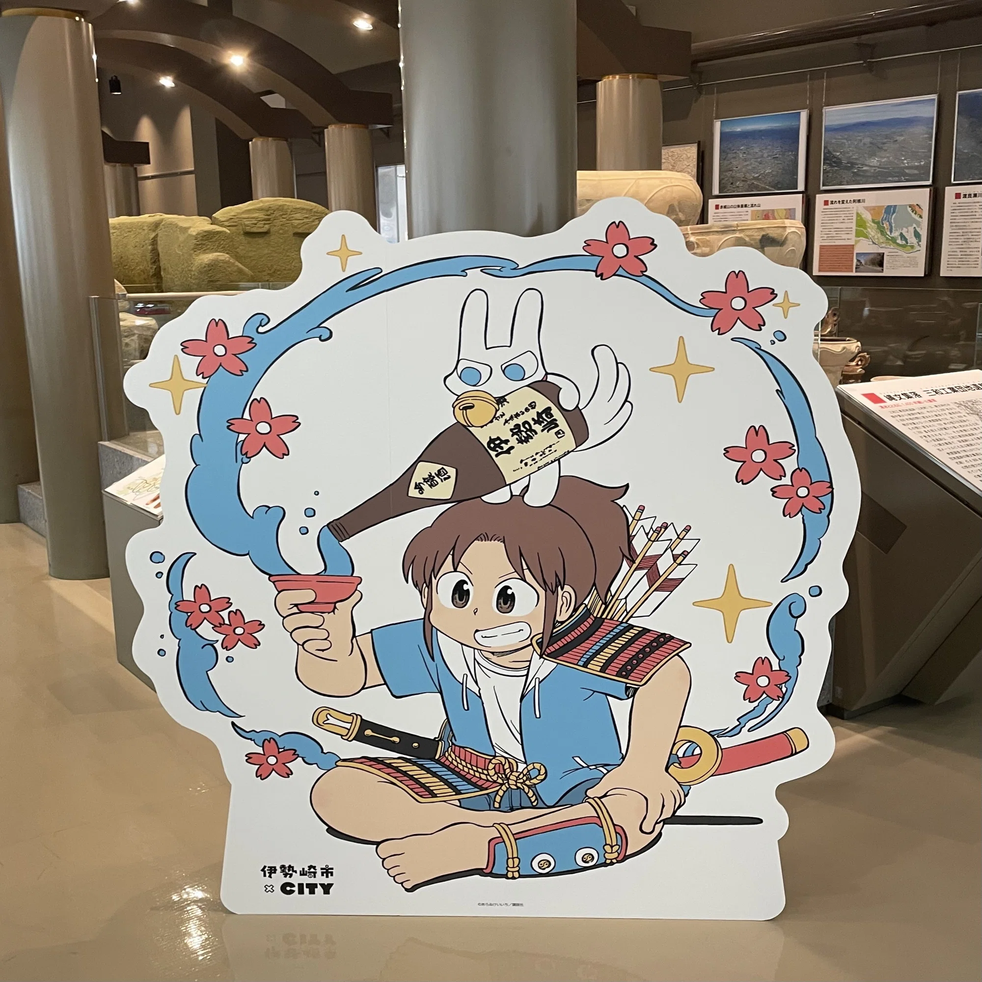 伊勢崎市×あらゐけいいち『CITY』コラボ」ルポ②：キャラクターパネル 