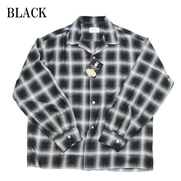 General 新井 lemontea オンブレチェックシャツ レーヨン General 新井和輝着用 lemontea レーヨン　オンブレチェックシャツ トップス