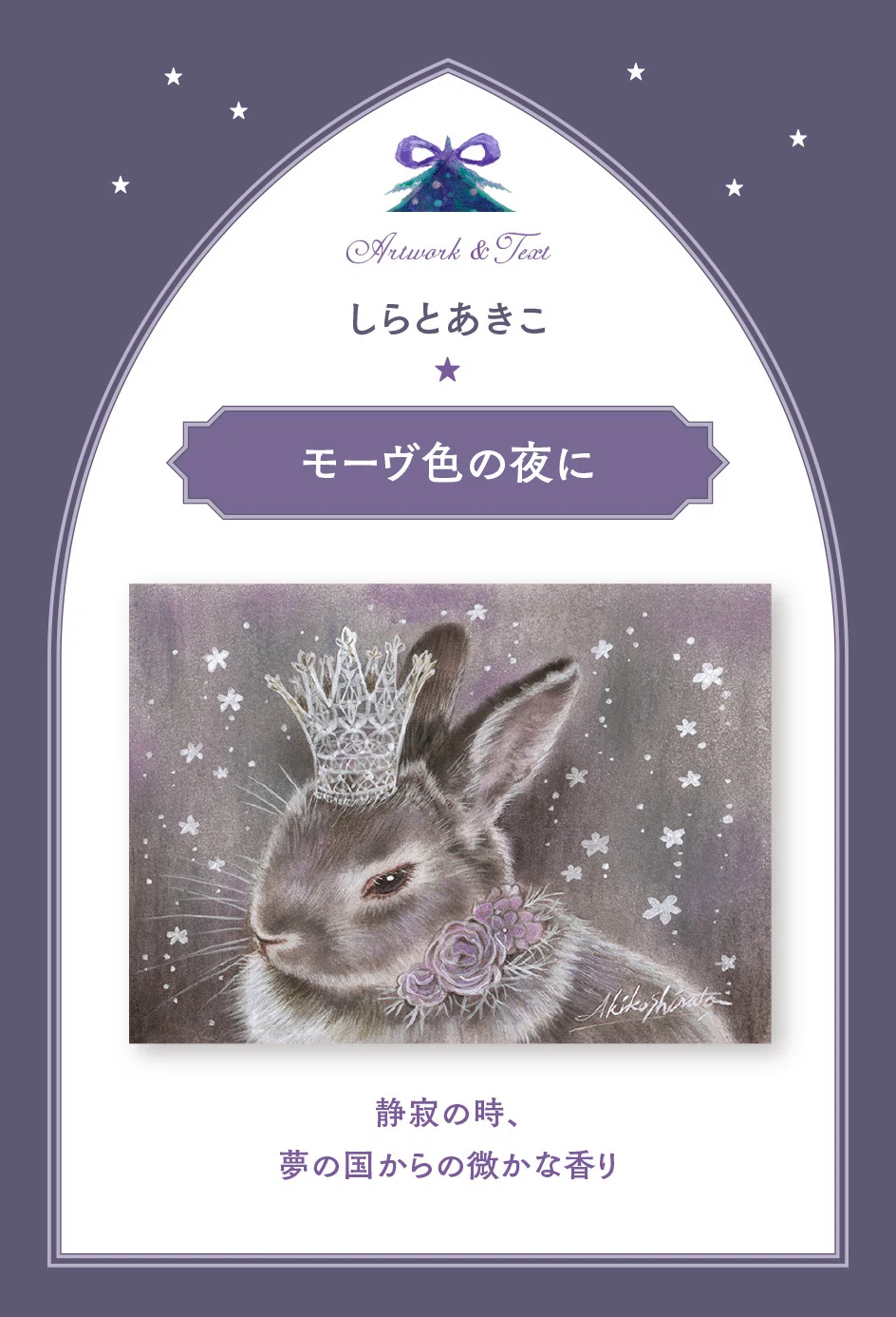 モーヴ街のクリスマス2025｜しらとあきこ｜繁栄や幸運のシンボルーー