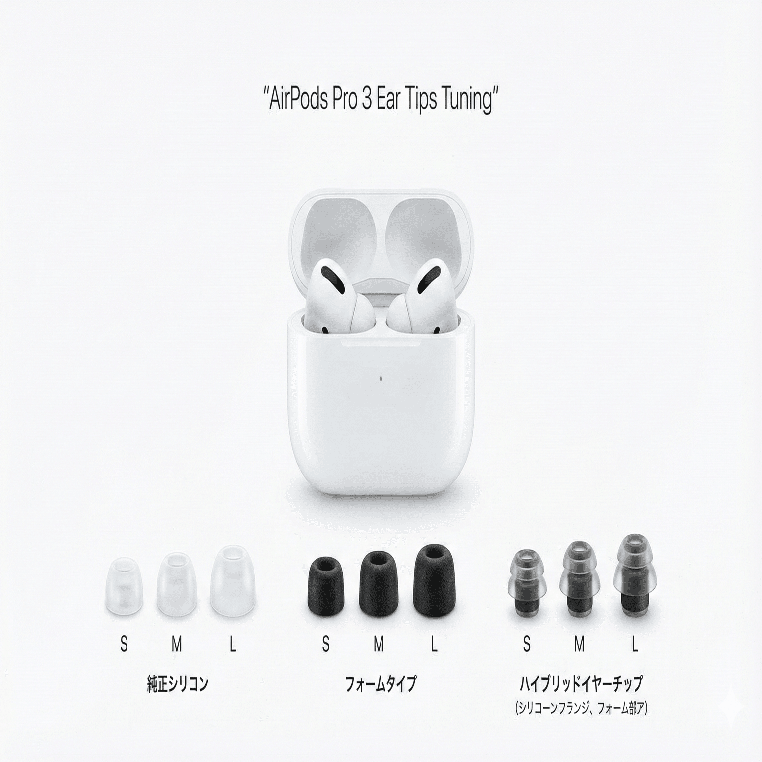 AirPods Pro 3は“本体よりイヤーチップ”が命──僕が純正をやめて