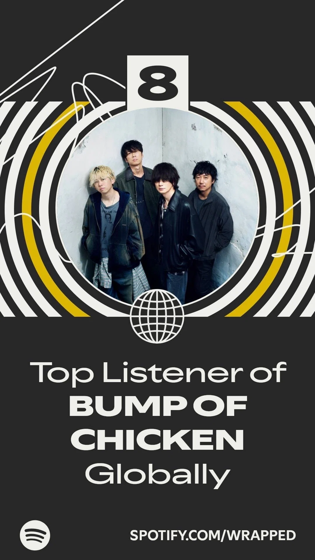 BUMP OF CHICKENを世界で8番目に聴いた人間による、Spotify2025まとめ