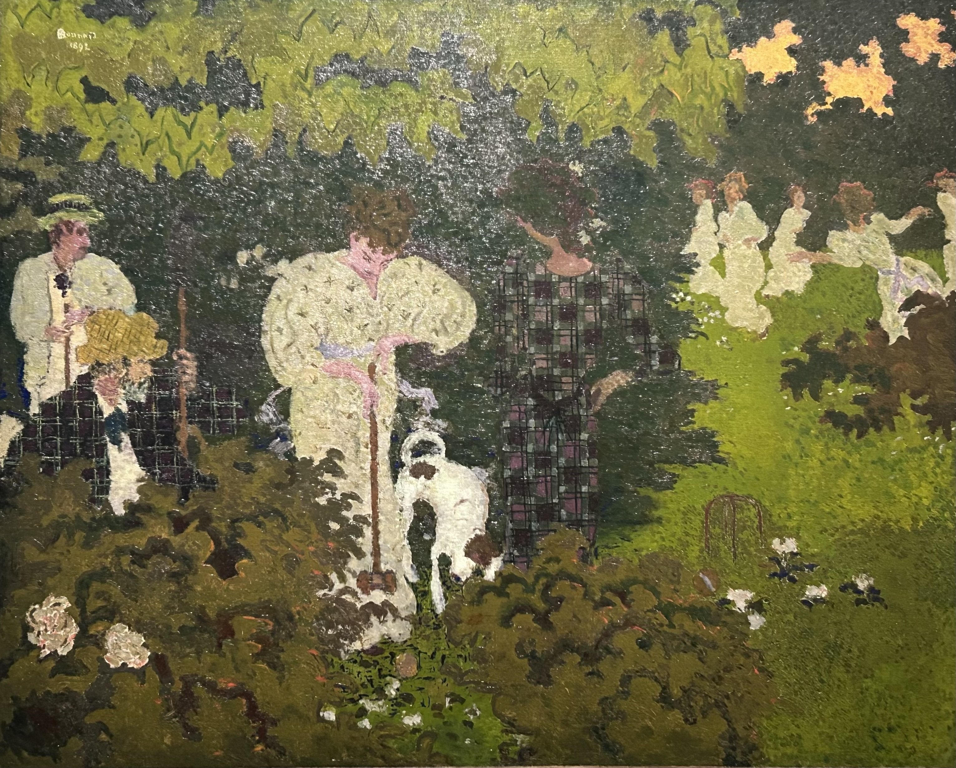 子供のためのオルセー美術館(232)お気に入りは猫とチェックの柄